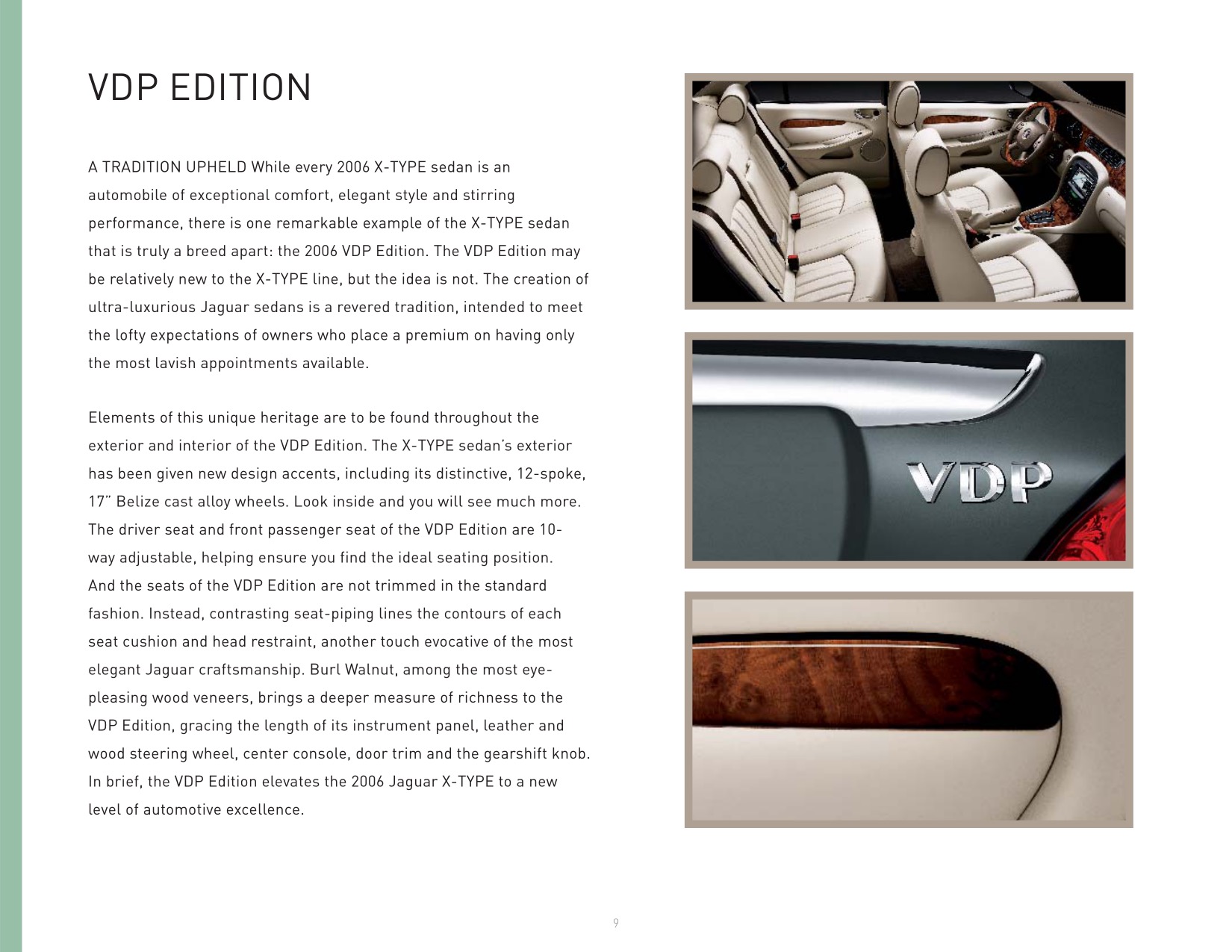2006 Jaguar X-Type Brochure Page 10